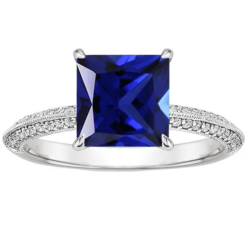 Rings Antique Style Gold Natural Earth Mined Diamond Princess Blue Sapphire Ring 450 Carats HarryChadEntcom Rings Antique Style Gold Natural Earth Mined Diamond Princess Blue Sapphire Ring 450 Carats HarryChadEntcom