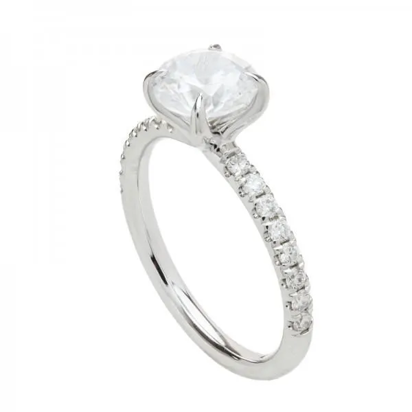 Rings GB 270 Carats Natural Earth Mined Diamond Wedding Ring With Accents White Gold 14K Rings GB 270 Carats Natural Earth Mined Diamond Wedding Ring With Accents White Gold 14K