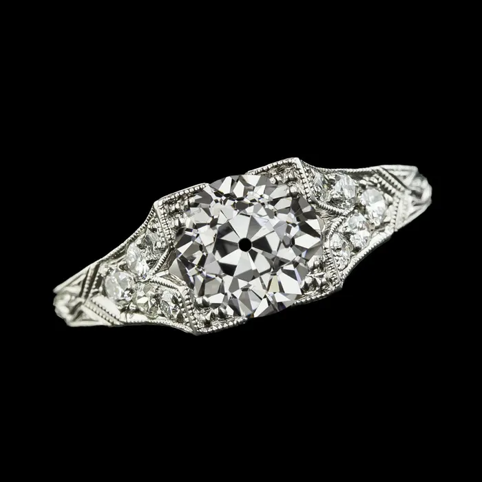 Rings HarryChadEntcom 14K Gold Round Old Miner Real Natural Earth Mined Diamond Ring Antique Style 350 Carats Rings HarryChadEntcom 14K Gold Round Old Miner Real Natural Earth Mined Diamond Ring Antique Style 350 Carats