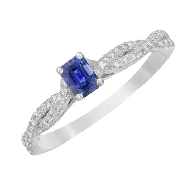 Rings HarryChadEntcom Gemstone Ceylon Sapphire Ring Twisted Shank Natural Earth Mined Diamonds 350 Carats