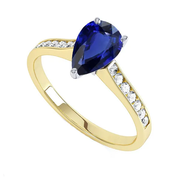 Rings HarryChadEntcom Gemstone Jewelry Ceylon Sapphire Ring Channel Set Natural Earth Mined Diamonds 4 Carats Rings HarryChadEntcom Gemstone Jewelry Ceylon Sapphire Ring Channel Set Natural Earth Mined Diamonds 4 Carats