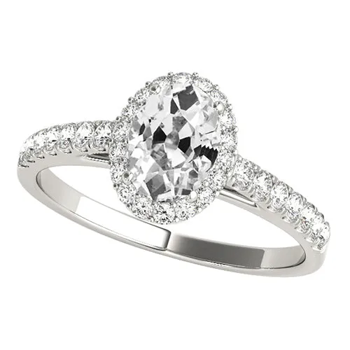 Rings HarryChadEntcom Halo Ring With Accents Oval Old Miner Natural Earth Mined Diamond 5 Carats Jewelry Rings HarryChadEntcom Halo Ring With Accents Oval Old Miner Natural Earth Mined Diamond 5 Carats Jewelry