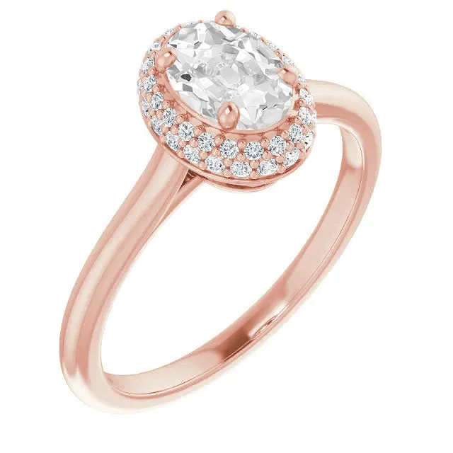 Rings HarryChadEntcom Halo Wedding Ring Oval Old Mine Cut Natural Earth Mined Diamond Gold 5 Carats Rings HarryChadEntcom Halo Wedding Ring Oval Old Mine Cut Natural Earth Mined Diamond Gold 5 Carats