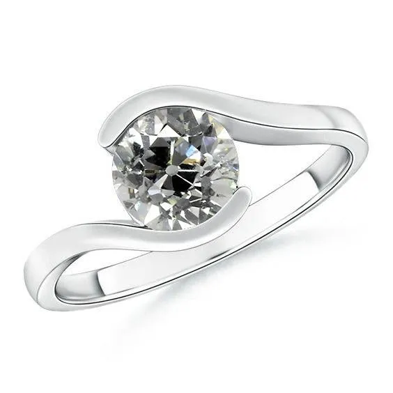 Rings HarryChadEntcom Round Natural Earth Mined Diamond Old Cut Ring Solitaire Tension Style 3 Carats Rings HarryChadEntcom Round Natural Earth Mined Diamond Old Cut Ring Solitaire Tension Style 3 Carats