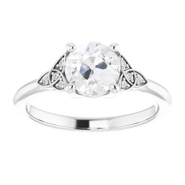 Rings HarryChadEntcom Round Old Miner Genuine Natural Earth Mined Diamond Ring White Gold Knot Style 275 Carats Rings HarryChadEntcom Round Old Miner Genuine Natural Earth Mined Diamond Ring White Gold Knot Style 275 Carats