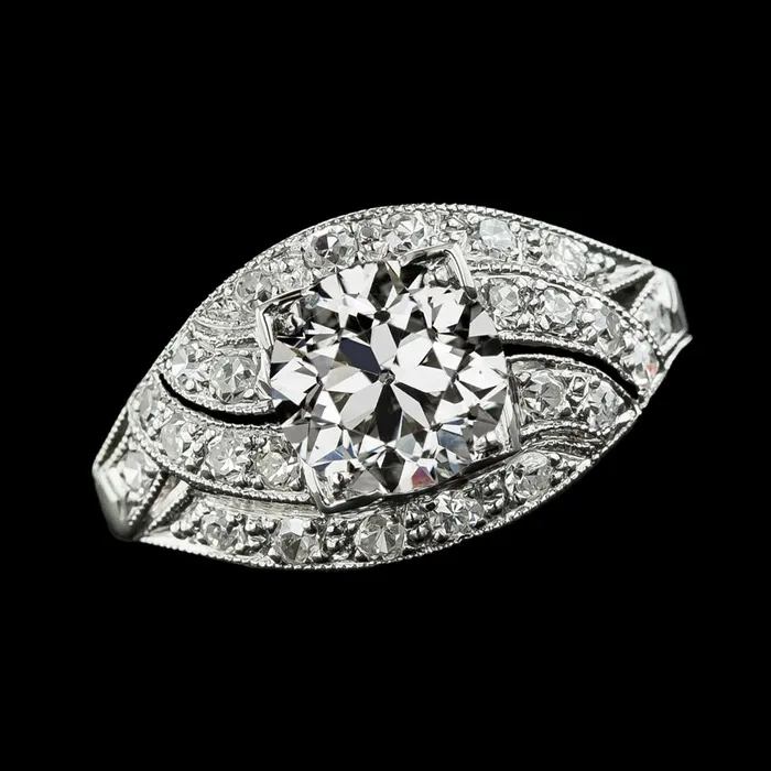 Rings HarryChadEntcom Round Old Miner Real Natural Earth Mined Diamond Ring V Prong Set Twisted Style 450 Carats Rings HarryChadEntcom Round Old Miner Real Natural Earth Mined Diamond Ring V Prong Set Twisted Style 450 Carats