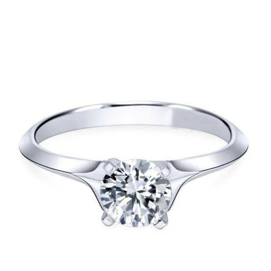 Rings HarryChadEntcom Solitaire Sparkling 1 Carat Natural Earth Mined Diamond Anniversary Ring White Gold 14K Rings HarryChadEntcom Solitaire Sparkling 1 Carat Natural Earth Mined Diamond Anniversary Ring White Gold 14K