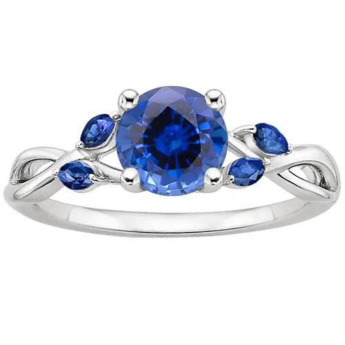 Rings HarryChadEntcom Womens Ring Round Marquise Ceylon Sapphire Gemstones 250 Carats Rings HarryChadEntcom Womens Ring Round Marquise Ceylon Sapphire Gemstones 250 Carats