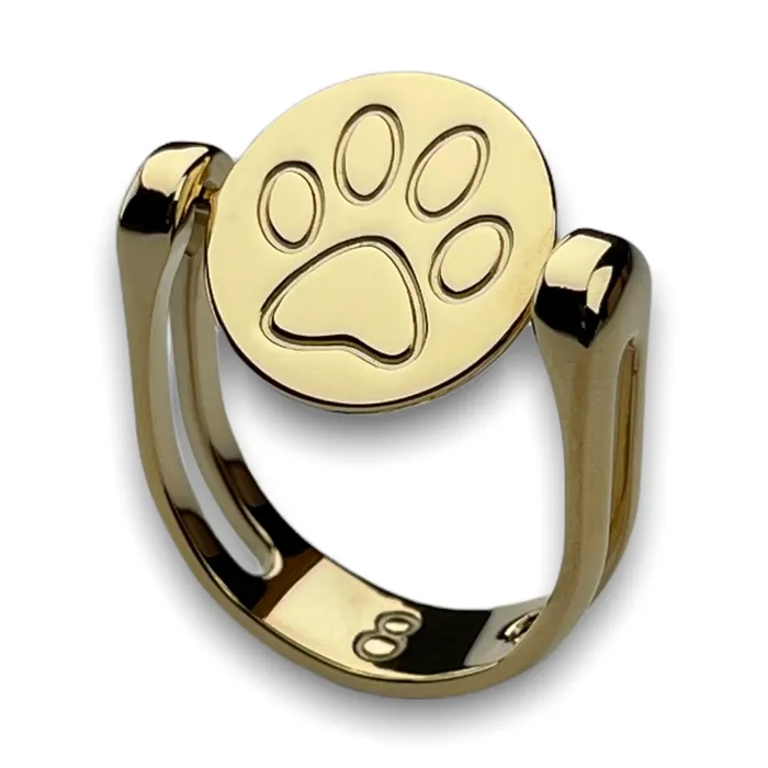 Rings Paw Symbol Fidget Ring MyCONQUERing