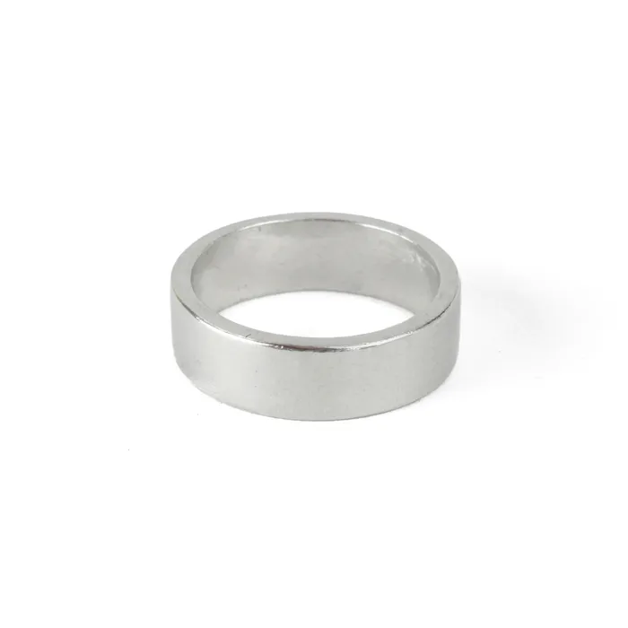Rings Pewter Ring Stamping Blank 6mm Wide SIZE 11 MJ