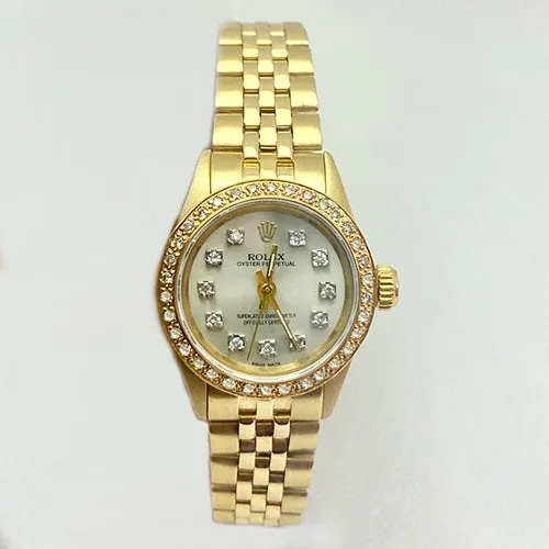 Rolex Oyster Watch Mother Of Pearl Diamond Dial Yellow Gold Jubilee Band HarryChadEntcom Rings Rolex Oyster Watch Mother Of Pearl Diamond Dial Yellow Gold Jubilee Band HarryChadEntcom Rings