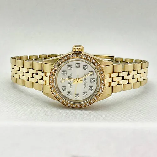 Rolex Oyster Watch Mother Of Pearl Diamond Dial Yellow Gold Jubilee Band HarryChadEntcom Rings Rolex Oyster Watch Mother Of Pearl Diamond Dial Yellow Gold Jubilee Band HarryChadEntcom Rings