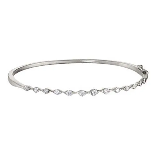Round Cut Natural Earth Mined Diamond Bangle 325 Carats White Gold GB Rings Round Cut Natural Earth Mined Diamond Bangle 325 Carats White Gold GB Rings