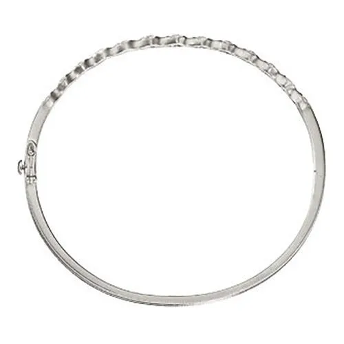 Round Cut Natural Earth Mined Diamond Bangle 325 Carats White Gold GB Rings Round Cut Natural Earth Mined Diamond Bangle 325 Carats White Gold GB Rings