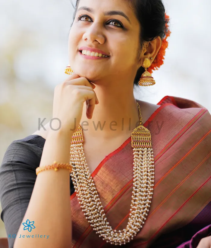 Silversmith Necklaces The Katha Silver Layered Pearl Necklace