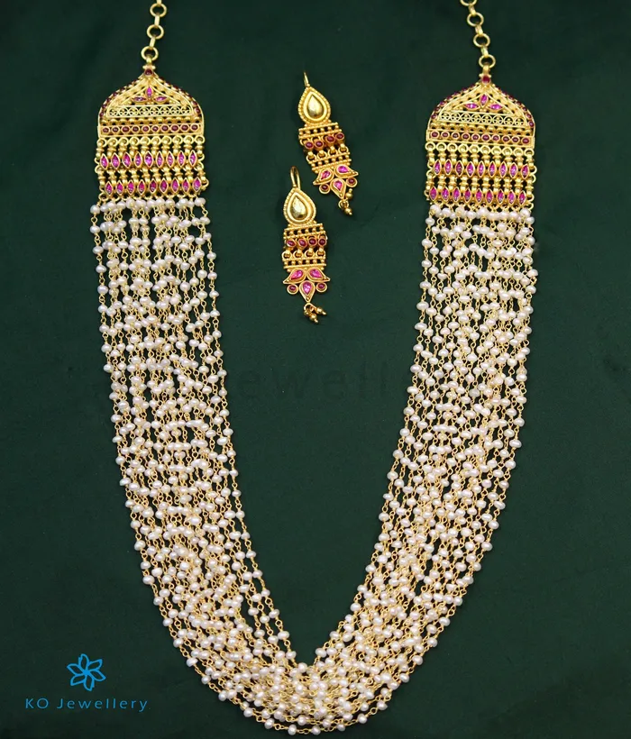 Silversmith Necklaces The Katha Silver Layered Pearl Necklace