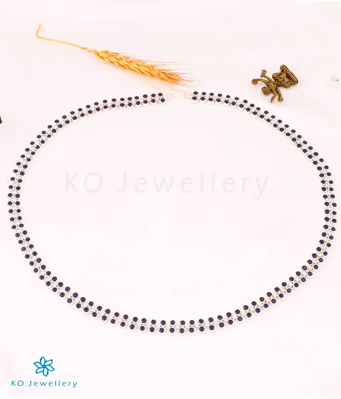 Silversmith Necklaces The Nivit Silver Kempu NecklaceWaistbelt