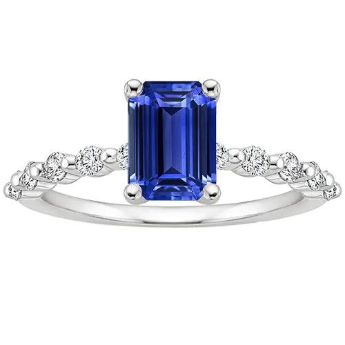 Solitaire Ring With Side Stones Blue Sapphire Natural Earth Mined Diamond 4 Carats HarryChadEntcom Rings Solitaire Ring With Side Stones Blue Sapphire Natural Earth Mined Diamond 4 Carats HarryChadEntcom Rings