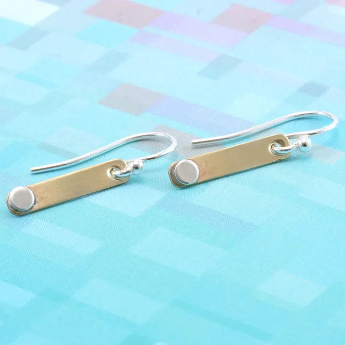 Sterling Silver Rectangle Bar 15mm 6 x 3mm 12 24 Gauge Pack of 5 AP Necklaces