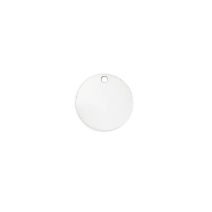 Sterling Silver Round Disc Circle with Hole 8mm 31 20 gauge Pack of 5 AP Rings