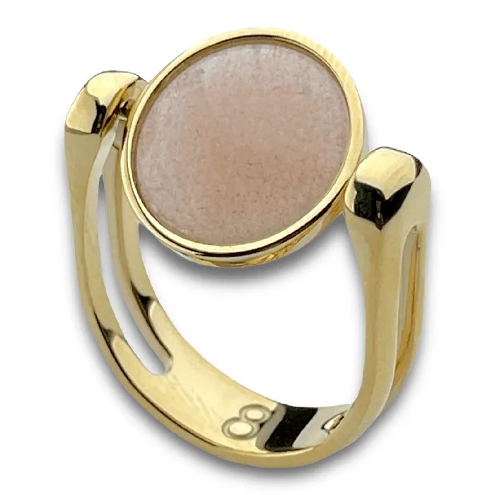 Sunstone Crystal Fidget Ring MyCONQUERing Rings