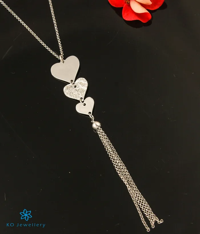 The Irene Heart Silver Necklace Imported Necklaces