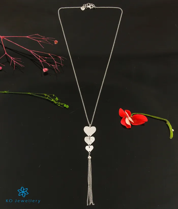 The Irene Heart Silver Necklace Imported Necklaces