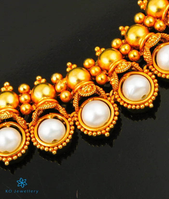 The Mithra Silver Pearl Necklace Silversmith Necklaces