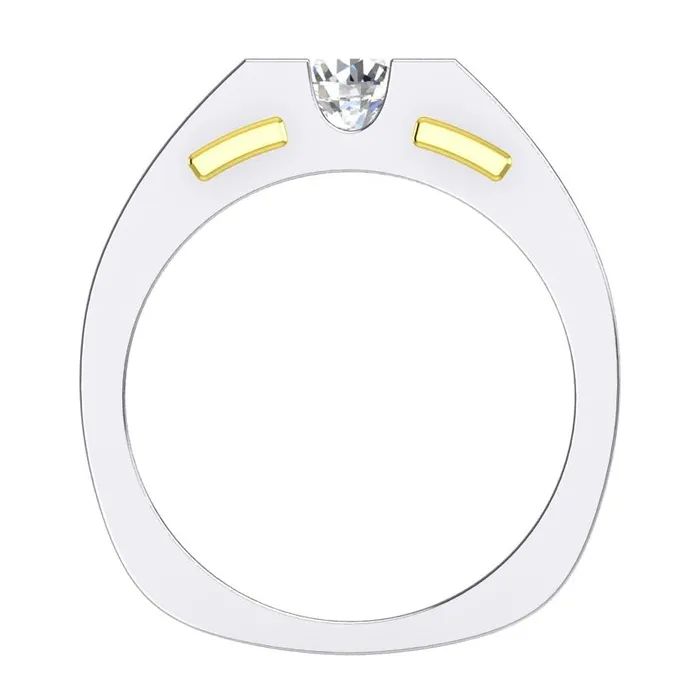 Two Tone Mens Solitaire Natural Earth Mined Diamond Ring 1 Carat HarryChadEntcom Rings Two Tone Mens Solitaire Natural Earth Mined Diamond Ring 1 Carat HarryChadEntcom Rings