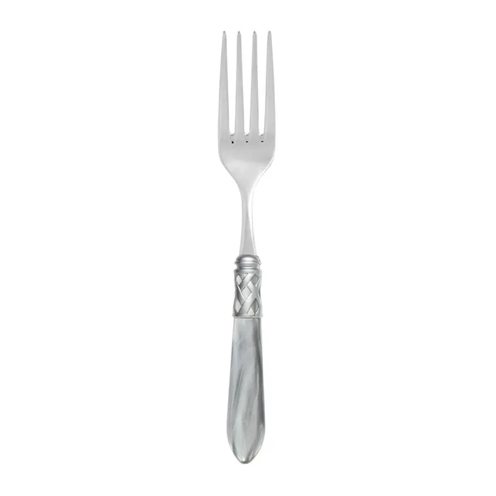 Vietri Aladdin Brilliant Light Gray Serving Fork 95 1810 Stainless Steel Vietri Bracelets Vietri Aladdin Brilliant Light Gray Serving Fork 95 1810 Stainless Steel Vietri Bracelets