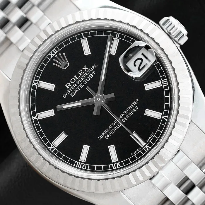Watches HarryChadEntcom Datejust Rolex Black Luminous Dial 31mm Ladies Watch Watches HarryChadEntcom Datejust Rolex Black Luminous Dial 31mm Ladies Watch