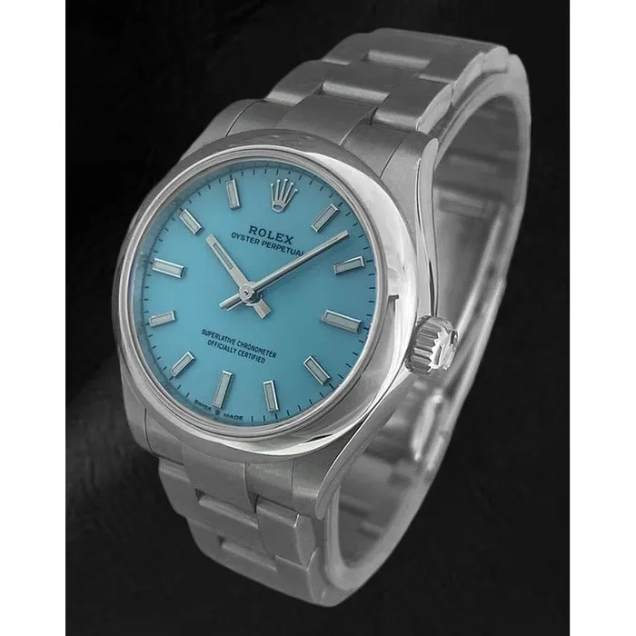 Watches HarryChadEntcom Rolex Ladies Oyster Perpetual 31mm Tiffany Luminous Dial Steel Watch Watches HarryChadEntcom Rolex Ladies Oyster Perpetual 31mm Tiffany Luminous Dial Steel Watch
