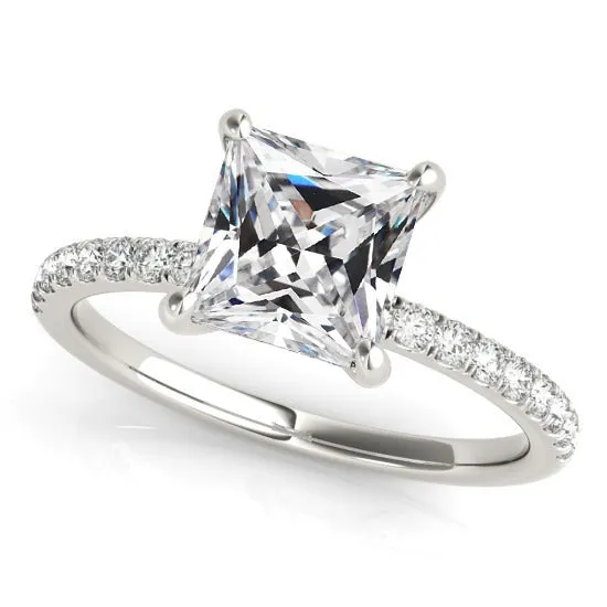 Wedding Ring With Accents Square Old Mine Cut Natural Earth Mined Diamond HarryChadEntcom Rings Wedding Ring With Accents Square Old Mine Cut Natural Earth Mined Diamond HarryChadEntcom Rings
